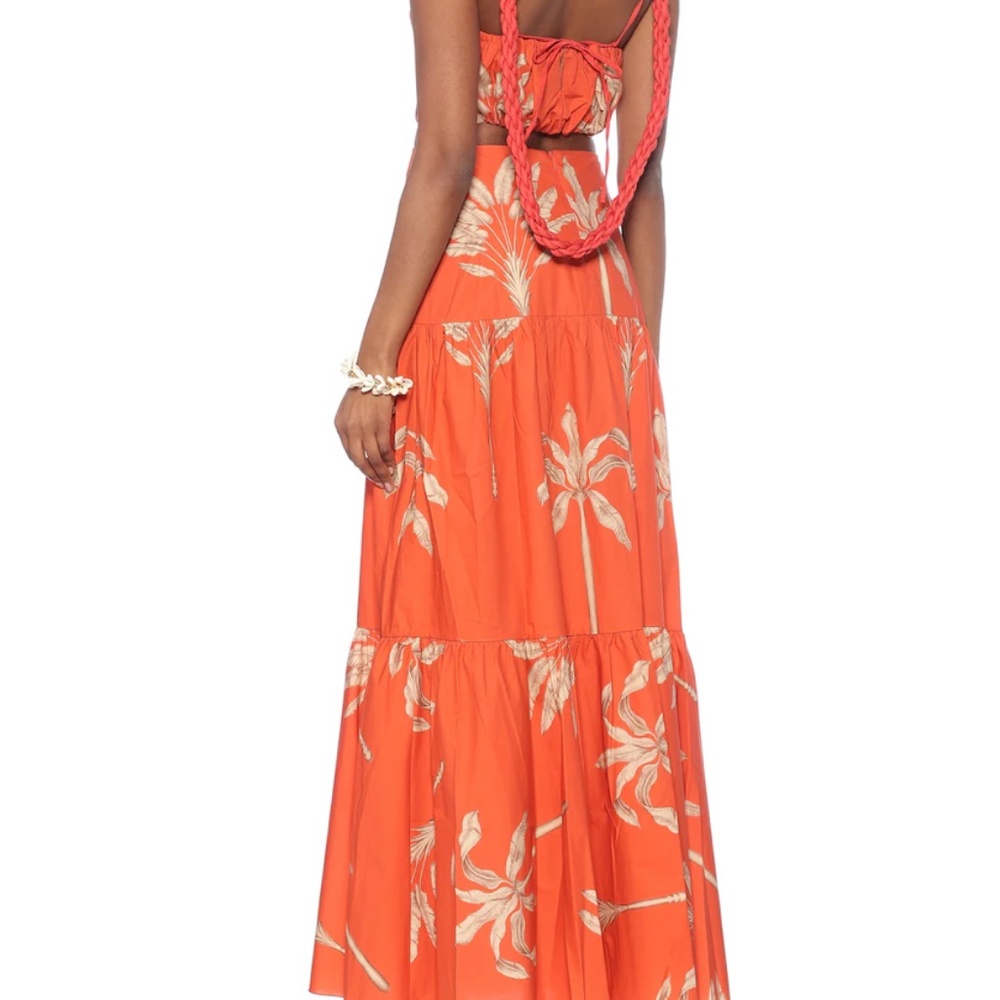 LASTCHANCE- 3/29 only Johanna Ortiz palmeras vision top/skirt set/size 0/2 *MINT - Picture 6 of 16